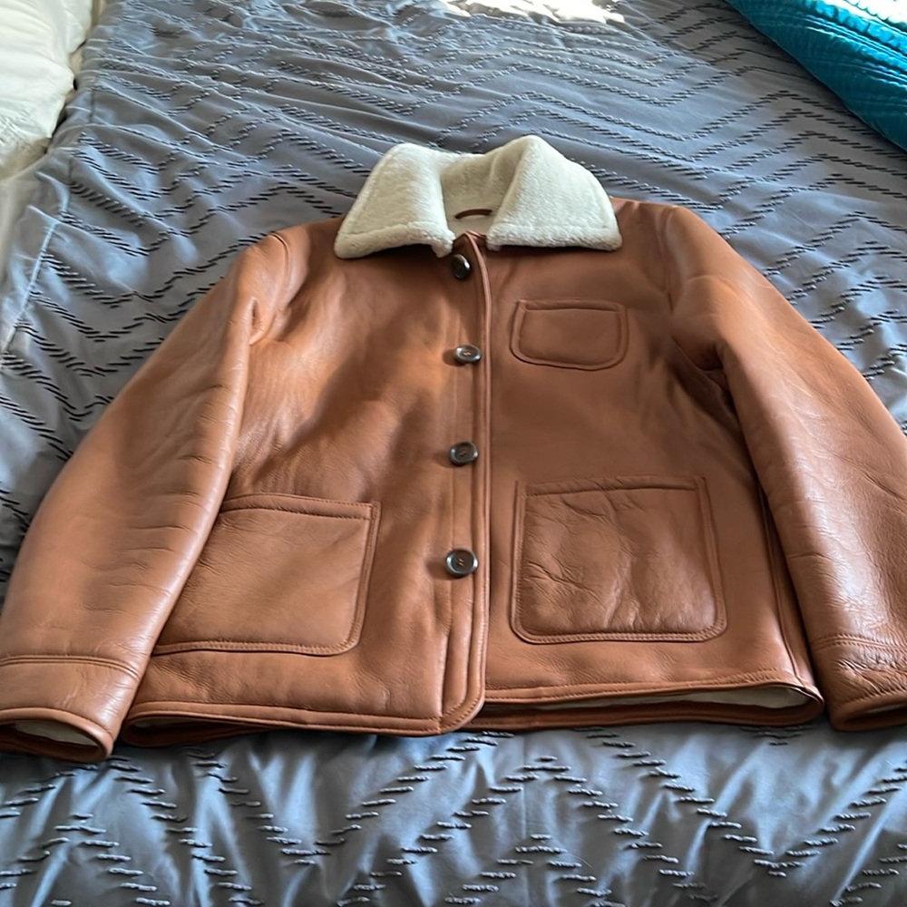 Blake Hedley sheepskin leather jacket